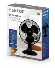 Sencor SFE 3011BK asztali ventilátor Háztartás / Otthon / Kültér - Ventilátor / Légkondicionáló - Asztali ventilátor - 336088