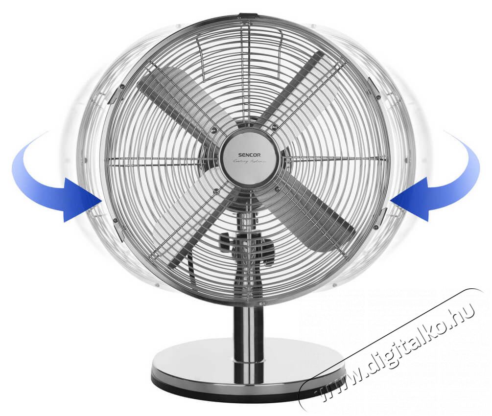 Sencor SFE 3040SL asztali ventilátor Háztartás / Otthon / Kültér - Ventilátor / Légkondicionáló - Asztali ventilátor - 336089