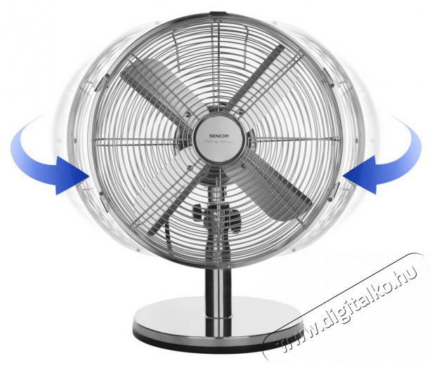 Sencor SFE 3040SL asztali ventilátor Háztartás / Otthon / Kültér - Ventilátor / Légkondicionáló - Asztali ventilátor - 336089