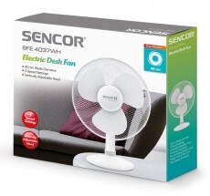 Sencor SFE 4037WH Ventilátor asztali Háztartás / Otthon / Kültér - Ventilátor / Légkondicionáló - Asztali ventilátor - 346009