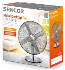 Sencor SFE 4040SL asztali ventilátor Háztartás / Otthon / Kültér - Ventilátor / Légkondicionáló - Asztali ventilátor - 336091