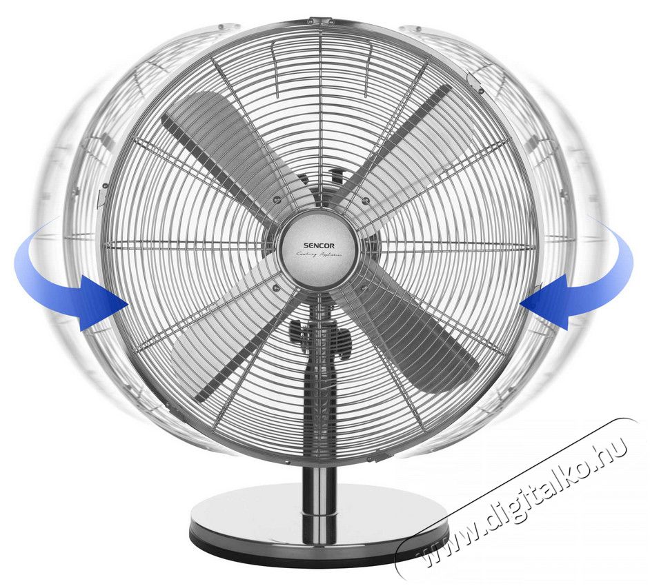 Sencor SFE 4040SL asztali ventilátor Háztartás / Otthon / Kültér - Ventilátor / Légkondicionáló - Asztali ventilátor - 336091