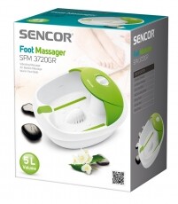 Sencor SFM 3720GR Lábmasszírozó kád - fehér/zöld Szépségápolás / Egészség - Masszírozás / relaxáció - Lábmasszírozó - 274797