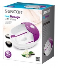 Sencor SFM 3721VT Lábmasszírozó kád - fehér/lila Szépségápolás / Egészség - Masszírozás / relaxáció - Lábmasszírozó - 274798
