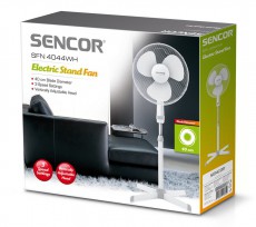 Sencor SFN 4044WH Álló ventilátor Háztartás / Otthon / Kültér - Ventilátor / Légkondicionáló - Álló / padló ventilátor - 274756