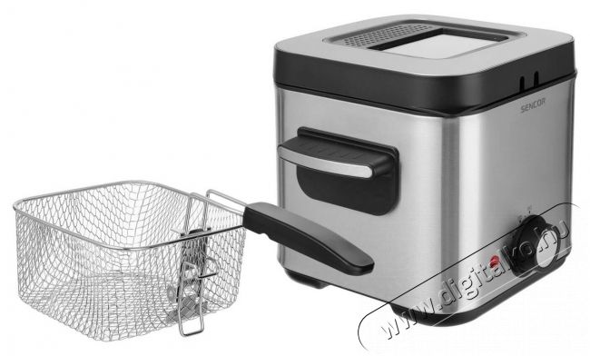 Sencor SFR 6200SS Fritőz Konyhai termékek - Konyhai kisgép (sütés / főzés / hűtés / ételkészítés) - Olajsütő - 364585
