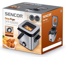 Sencor SFR 6200SS Fritőz Konyhai termékek - Konyhai kisgép (sütés / főzés / hűtés / ételkészítés) - Olajsütő - 364585