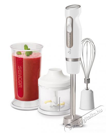Sencor SHB 4460WH Botmixer szett - fehér Konyhai termékek - Konyhai kisgép (előkészítés / feldolgozás) - Botmixer - 349314
