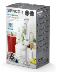 Sencor SHB 4460WH Botmixer szett - fehér Konyhai termékek - Konyhai kisgép (előkészítés / feldolgozás) - Botmixer - 349314