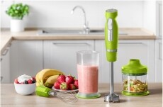 Sencor SHB 4461GR Botmixer szett - zöld Konyhai termékek - Konyhai kisgép (előkészítés / feldolgozás) - Botmixer - 349315