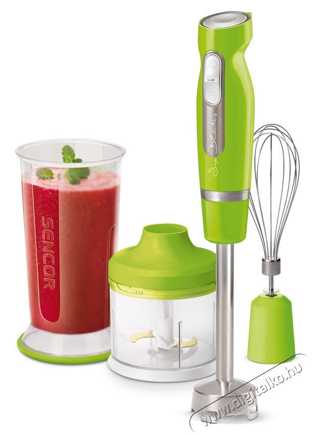 Sencor SHB 4461GR Botmixer szett - zöld Konyhai termékek - Konyhai kisgép (előkészítés / feldolgozás) - Botmixer - 349315