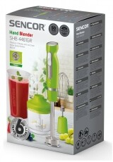 Sencor SHB 4461GR Botmixer szett - zöld Konyhai termékek - Konyhai kisgép (előkészítés / feldolgozás) - Botmixer - 349315