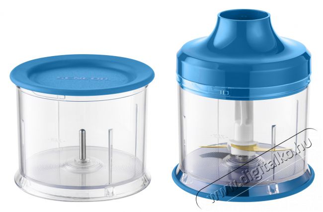Sencor SHB 4462BL Botmixer szett - kék Konyhai termékek - Konyhai kisgép (előkészítés / feldolgozás) - Botmixer - 349316