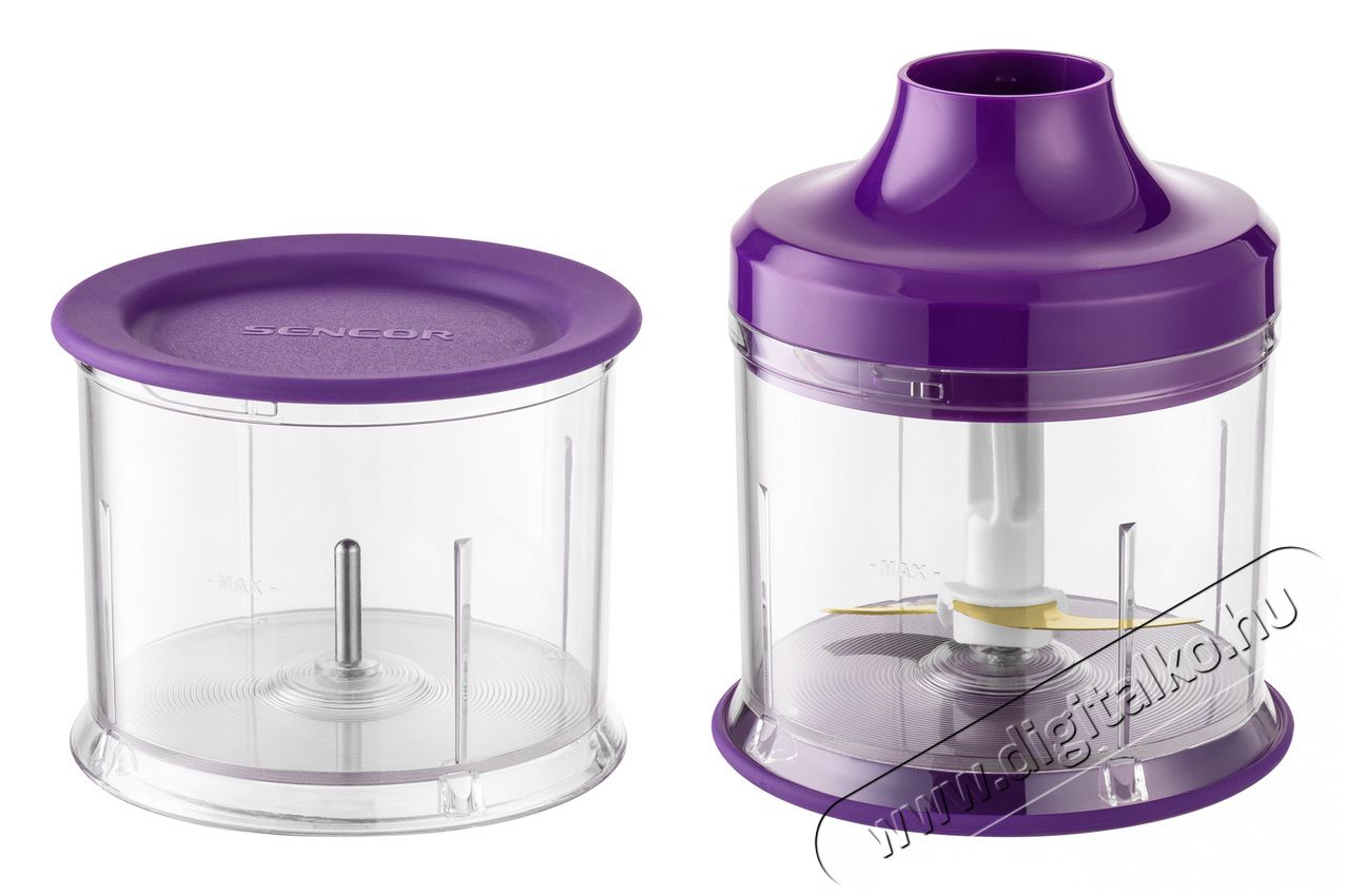 Sencor SHB 4465VT Botmixer szett - lila Konyhai termékek - Konyhai kisgép (előkészítés / feldolgozás) - Botmixer - 349319