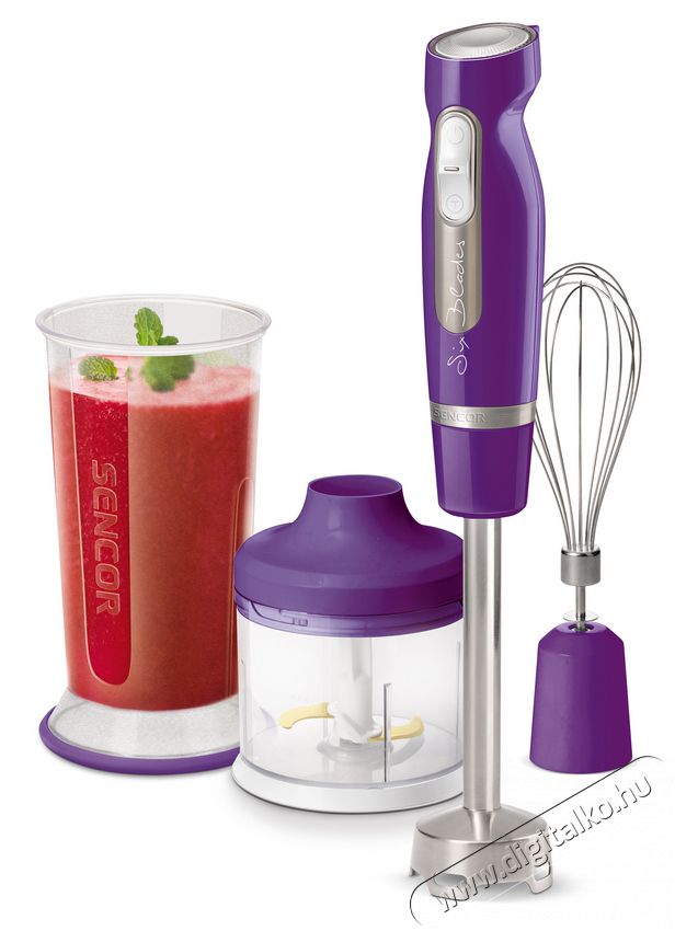 Sencor SHB 4465VT Botmixer szett - lila Konyhai termékek - Konyhai kisgép (előkészítés / feldolgozás) - Botmixer - 349319