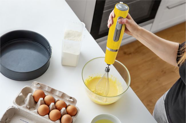 Sencor SHB 4466YL Botmixer szett - citromsárga Konyhai termékek - Konyhai kisgép (előkészítés / feldolgozás) - Botmixer - 349320