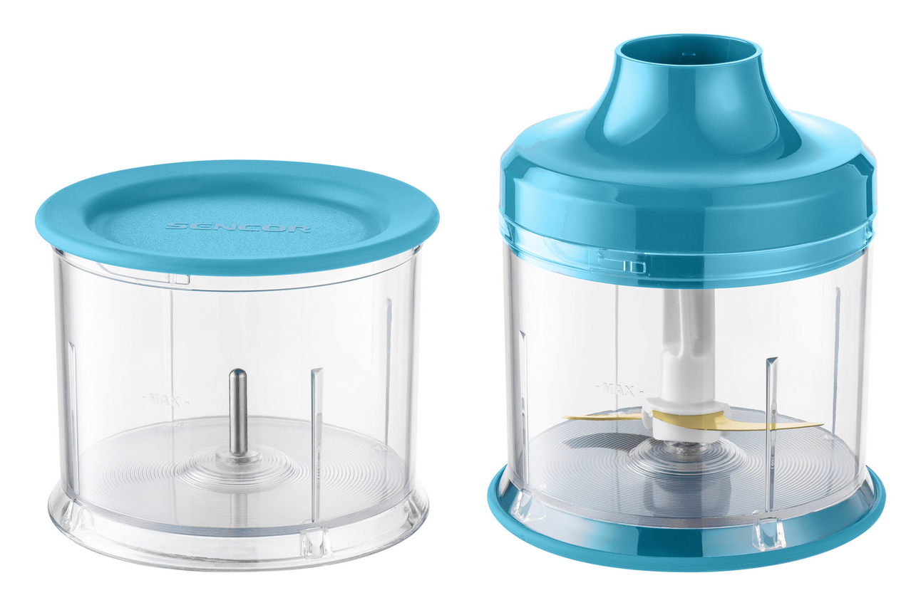Sencor SHB 4467TQ Botmixer szett - türkízkék Konyhai termékek - Konyhai kisgép (előkészítés / feldolgozás) - Botmixer - 349321