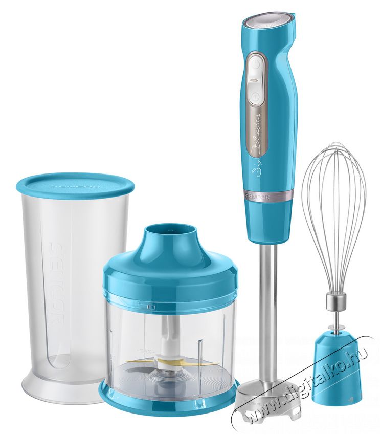 Sencor SHB 4467TQ Botmixer szett - türkízkék Konyhai termékek - Konyhai kisgép (előkészítés / feldolgozás) - Botmixer - 349321