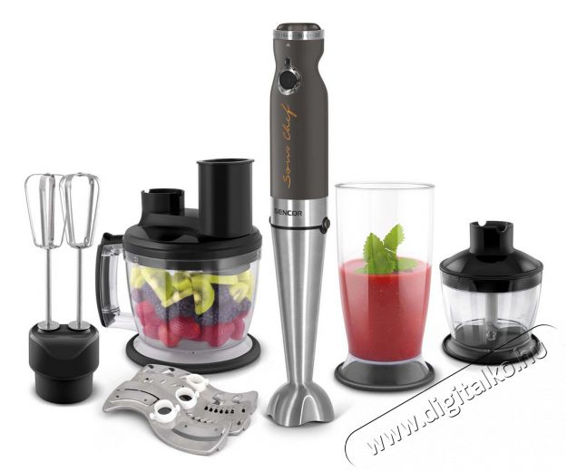 Sencor SHB 5501CH botmixer szett Konyhai termékek - Konyhai kisgép (előkészítés / feldolgozás) - Botmixer - 314044