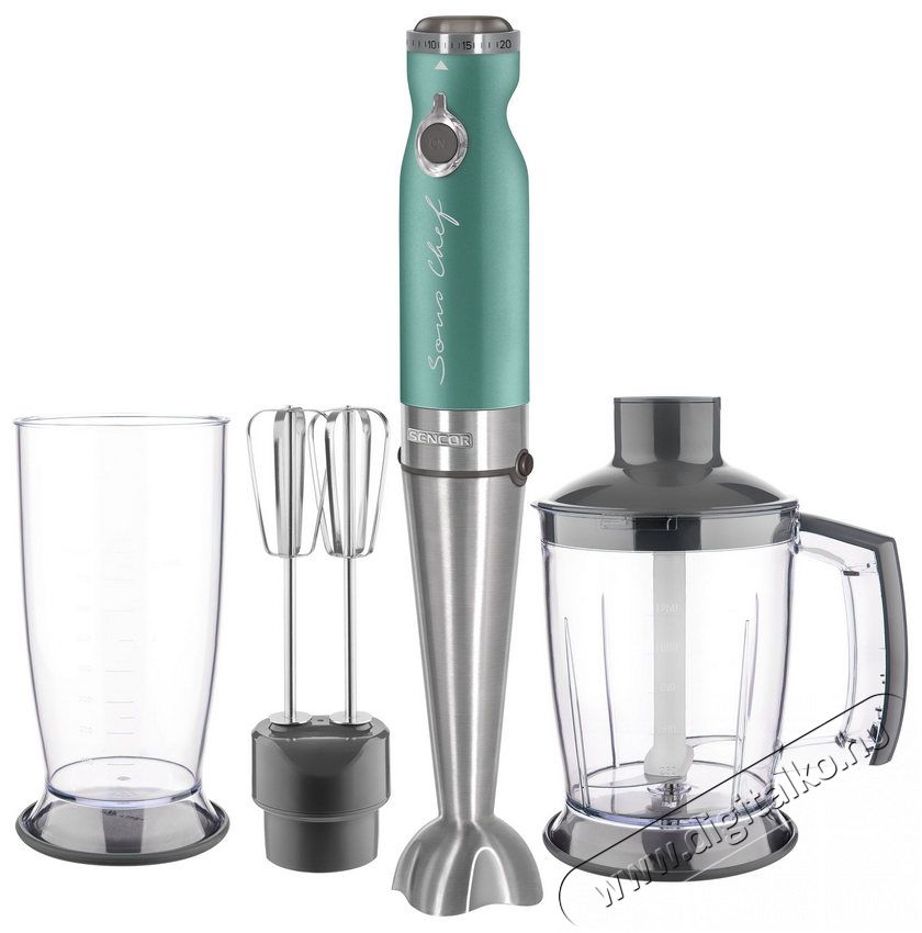 Sencor SHB 5601GR-EUE3 Botmixer szett Konyhai termékek - Konyhai kisgép (előkészítés / feldolgozás) - Botmixer - 364603