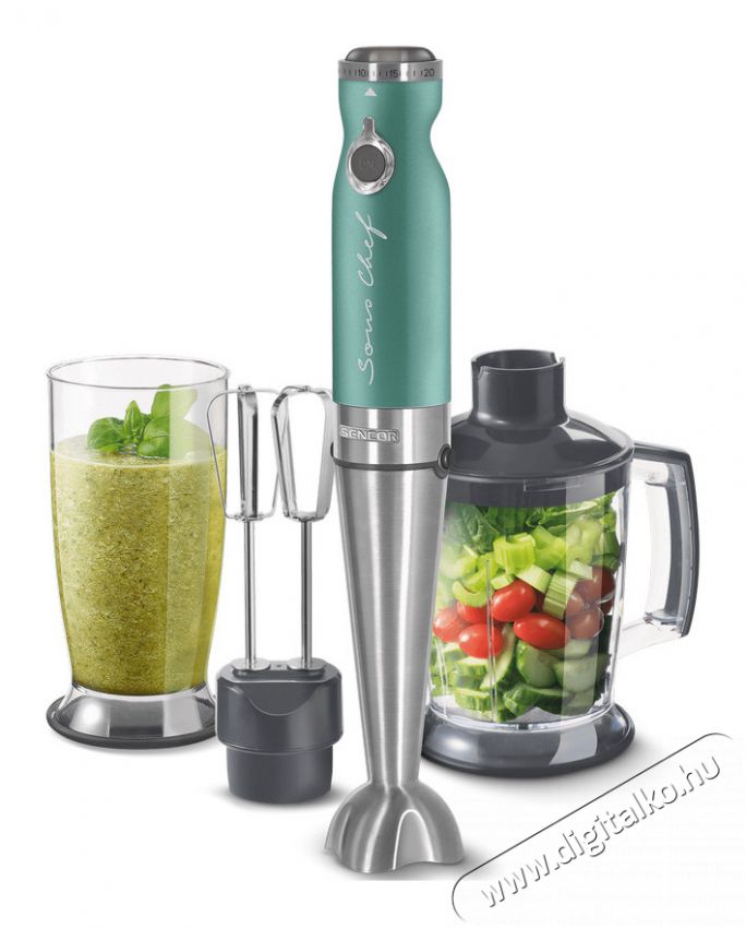 Sencor SHB 5601GR botmixer szett Konyhai termékek - Konyhai kisgép (előkészítés / feldolgozás) - Botmixer - 346015