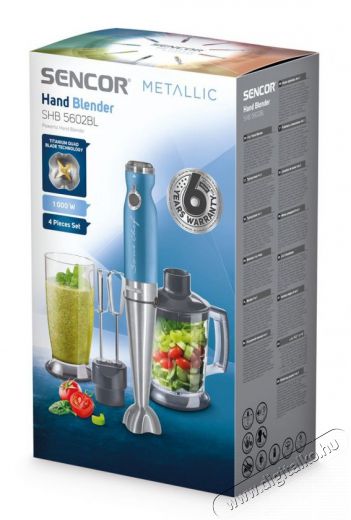 Sencor SHB 5602BL Botmixer szett 4 in 1 Újdonságok - Új termékek - 346016