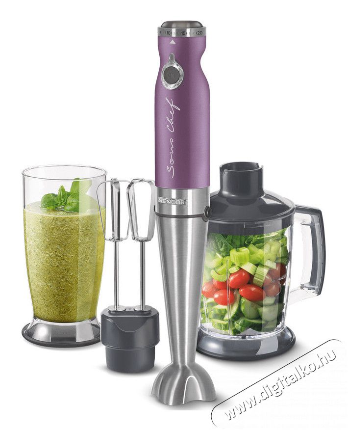 Sencor SHB 5603VT botmixer szett Konyhai termékek - Konyhai kisgép (előkészítés / feldolgozás) - Botmixer - 346017