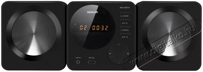 Sencor SHC XD013 mini hifi - fekete Audio-Video / Hifi / Multimédia - Hifi - Sztereó - Mikro-, mini hifi rendszer - 288053