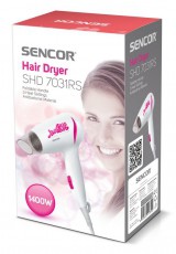 Sencor SHD 7031RS Hajszárító - fehér/rózaszín Szépségápolás / Egészség - Hajápolás - Hajszárító - 274750