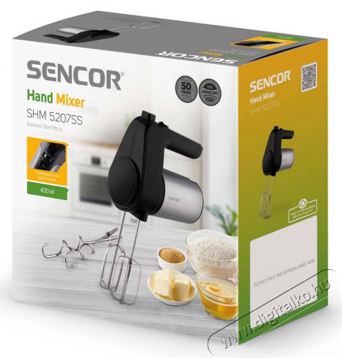 Sencor SHM 5207SS kézi mixer Konyhai termékek - Konyhai kisgép (előkészítés / feldolgozás) - Kézi mixer - 364609