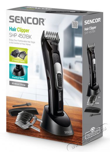 Sencor SHP 4501BK hajnyíró Szépségápolás / Egészség - Hajápolás - Haj / szakáll vágó, nyíró - 349323