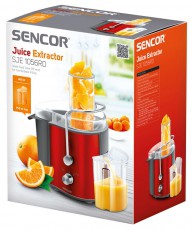 Sencor SJE 1056RD gyümölcscentrifuga Konyhai termékek - Konyhai kisgép (előkészítés / feldolgozás) - Gyümölcs centrifuga / prés - 308235