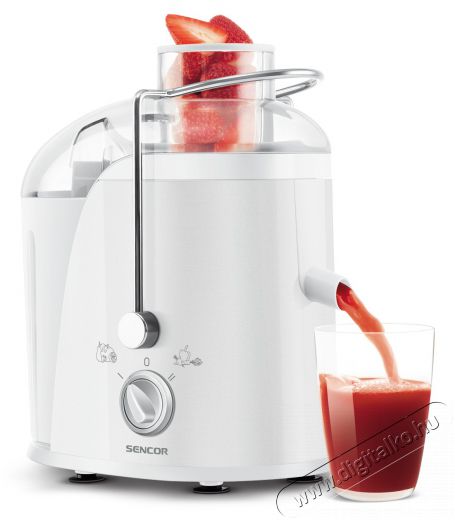 Sencor SJE 743WH gyümölcscentrifuga Konyhai termékek - Konyhai kisgép (előkészítés / feldolgozás) - Gyümölcs centrifuga / prés - 300434