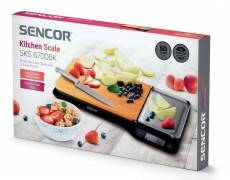 Sencor SKS 6700BK Konyhai mérleg - fekete Konyhai termékek - Konyhai mérleg - 353306