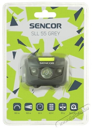 Sencor SLL 55 fejlámpa - szürke Háztartás / Otthon / Kültér - Világítás / elektromosság - Fejlámpa - 288049
