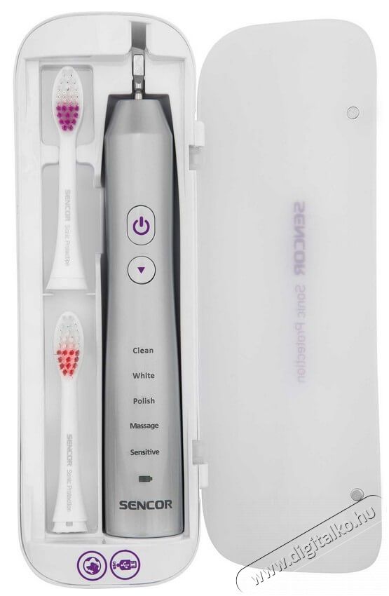 Sencor SOC 3200SL elektromos fogkefe Szépségápolás / Egészség - Száj / fog ápolás - Elektromos fogkefe - 336099