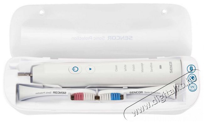 Sencor SOC 3312WH elektromos fogkefe Szépségápolás / Egészség - Száj / fog ápolás - Elektromos fogkefe - 336101