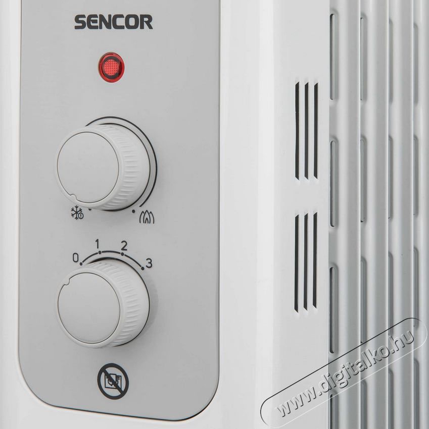 Sencor SOH 3209WH Elektromos Olajradiátor Háztartás / Otthon / Kültér - Fűtés - Olajradiátor - 346051