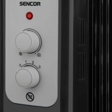Sencor SOH 3309BK Elektromos Olajradiátor - fekete Háztartás / Otthon / Kültér - Fűtés - Olajradiátor - 346055