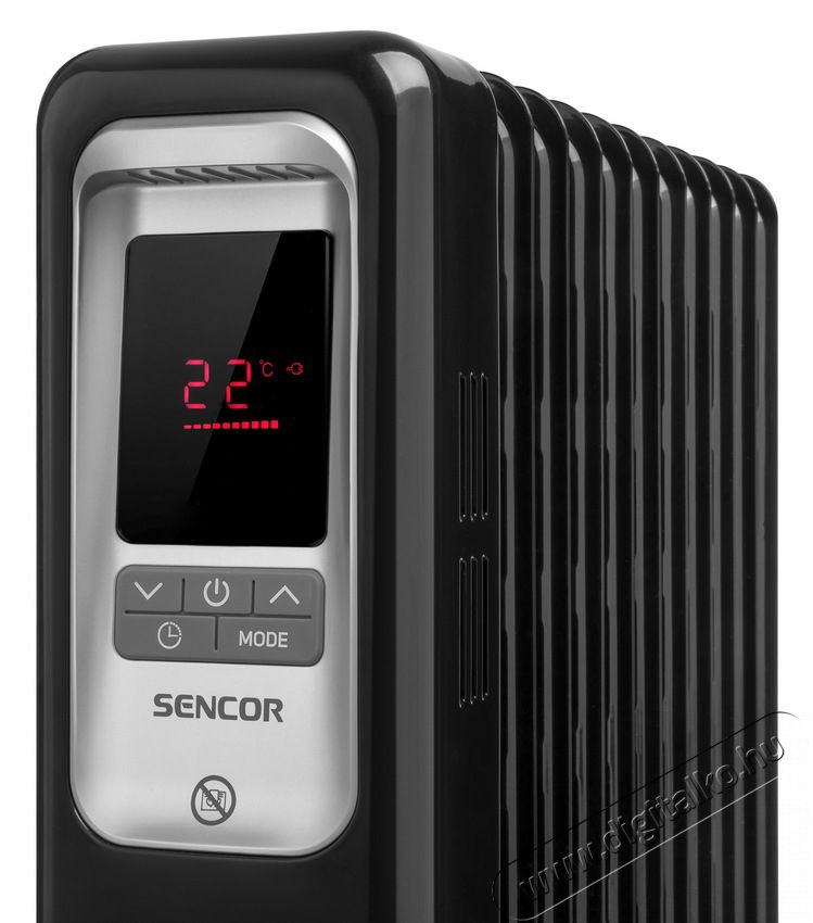 Sencor SOH 6111BK Elektromos Olajradiátor - fekete Háztartás / Otthon / Kültér - Fűtés - Olajradiátor - 346059