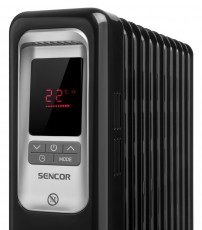 Sencor SOH 6111BK Elektromos Olajradiátor - fekete Háztartás / Otthon / Kültér - Fűtés - Olajradiátor - 346059