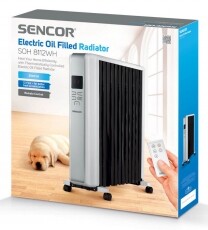 Sencor SOH 8112WH Elektromos Olajradiátor - fehér Háztartás / Otthon / Kültér - Fűtés - Olajradiátor - 346061