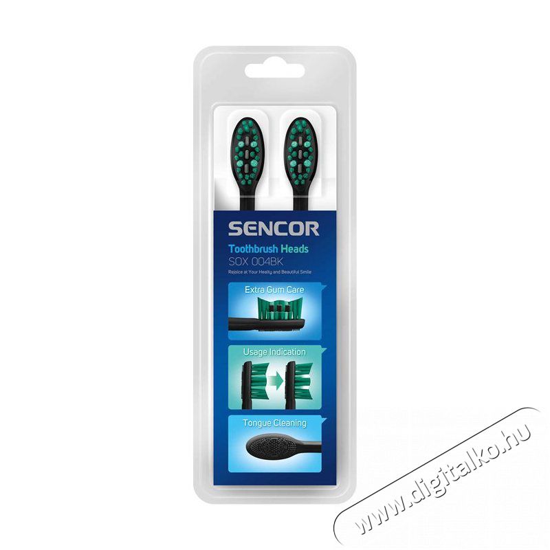 Sencor SOX 004BK Pót fogkefe fej (SOC1x2x3x) Újdonságok - Új termékek - 352022
