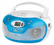 Sencor SPT 229 BU hordozható CD-s rádió - kék Audio-Video / Hifi / Multimédia - Hordozható CD / DVD / Multimédia készülék - Hordozható CD / Multimédia rádiómagnó / Boombox - 283220