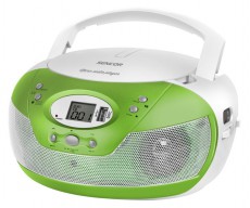 Sencor SPT 229 GN hordozható CD-s rádió - zöld Audio-Video / Hifi / Multimédia - Hordozható CD / DVD / Multimédia készülék - Hordozható CD / Multimédia rádiómagnó / Boombox - 283218