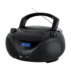Sencor SPT 3228 B FM rádió CD/BT/MP3/USB/SD/AUX-vel Audio-Video / Hifi / Multimédia - Hordozható CD / DVD / Multimédia készülék - Hordozható CD / Multimédia rádiómagnó / Boombox - 352031
