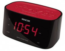 Sencor SRC 180RD Rádiós ébresztő - piros Audio-Video / Hifi / Multimédia - Rádió / órás rádió - Ébresztőórás rádió - 274598