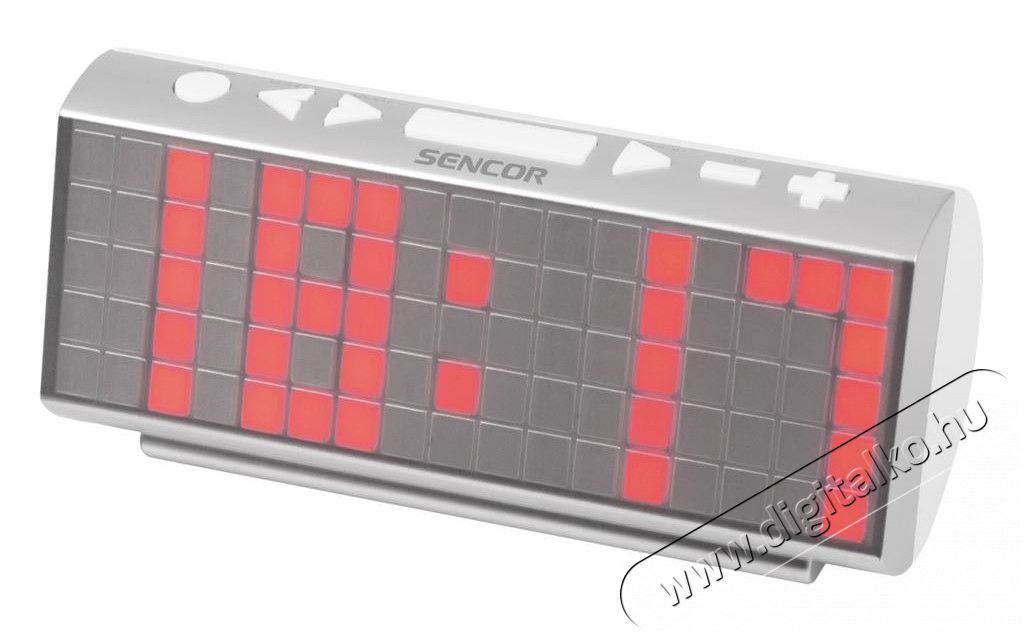 Sencor SRC190RD ébresztőórás rádió Audio-Video / Hifi / Multimédia - Rádió / órás rádió - Ébresztőórás rádió - 308399