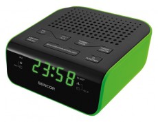 Sencor SRC 136 GN rádiós ébresztőóra - zöld Audio-Video / Hifi / Multimédia - Rádió / órás rádió - Ébresztőórás rádió - 283223