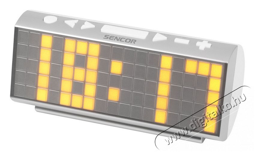 Sencor SRC 190 OR rádiós ébresztőóra - narancssárga Audio-Video / Hifi / Multimédia - Rádió / órás rádió - Ébresztőórás rádió - 297460